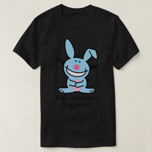 Happy bunny Classic T-Shirt (Design voorkant)
