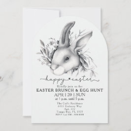 Happy Bunny Easter Brunch & Egg Hunt uitnodiging