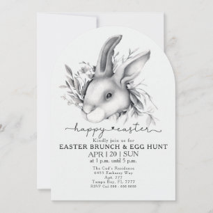 Happy Bunny Easter Brunch & Egg Hunt uitnodiging