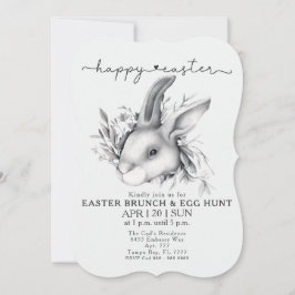 Happy Bunny Easter Brunch & Egg Hunt uitnodiging