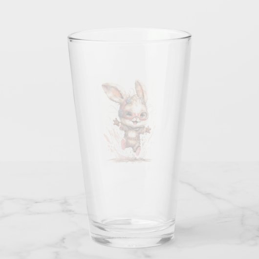 Happy Bunny Glass Tumbler (Achterkant)