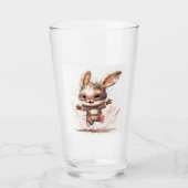 Happy Bunny Glass Tumbler (Voorkant)