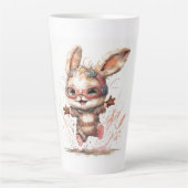 Happy Bunny Latte Mok (Voorkant)