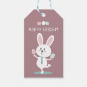 Happy Bunny Paascadeau Label Cadeaulabel (Voorkant)