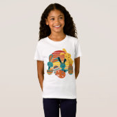Happy Bunny, Paaseieren, Cute T-shirt (Voorkant volledig)