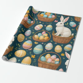 Happy Bunny Paasmodern Collectie Cadeaupapier