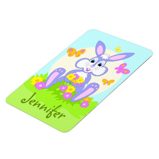 Happy Bunny Personalized Magnets Magneet (Linkerzijde)