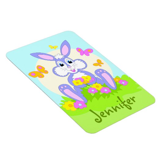 Happy Bunny Personalized Magnets Magneet (Rechterzijde)