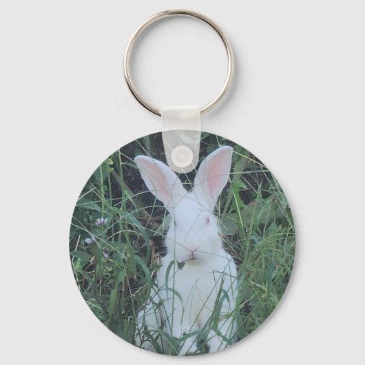 Happy Bunny Sleutelhanger (Voorkant)