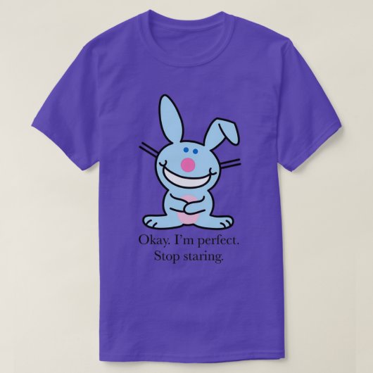 Happy bunny t-shirt (Design voorkant)