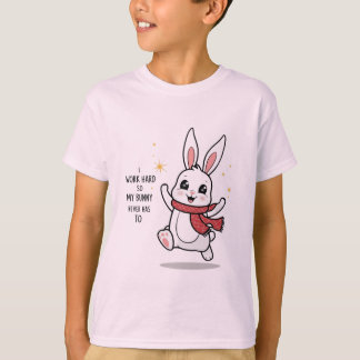 Happy Bunny T-shirt – Schattigee minimalistische C