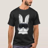 Happy Bunny With VR Glasses Metaver Easter Day Dad T-shirt (Voorkant)