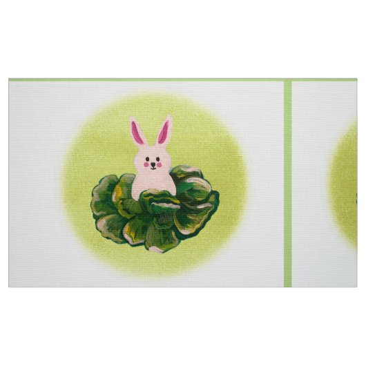 Happy Buns in Cabbage Stof (Fat Quarter)
