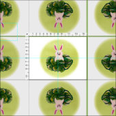 Happy Buns in Cabbage Stof (Delen)