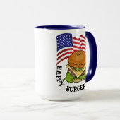 Happy burger day mok (Voorkant rechts)