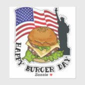 Happy burger day sticker (Vel)