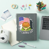 Happy burger day sticker (iPad Cover)