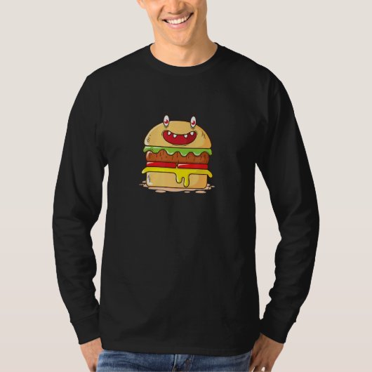Happy Burger T-shirt (Voorkant)