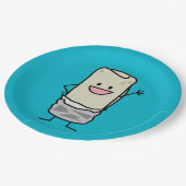 Happy Burrito Waiving Hallo Papieren Bordje (Gekanteld)