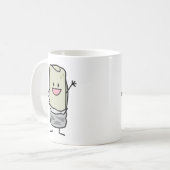 Happy Burrito Waving Hallo Koffiemok (Voorkant links)