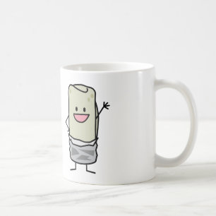 Happy Burrito Waving Hallo Koffiemok