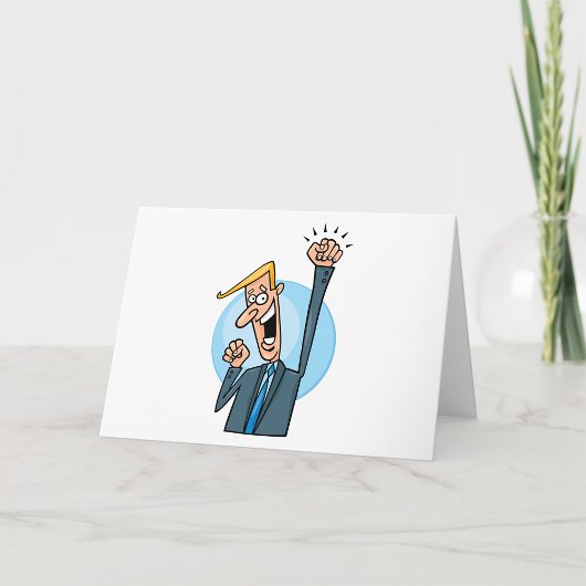 Happy Businessman Kaart