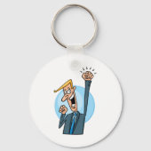 Happy Businessman Sleutelhanger (Voorkant)