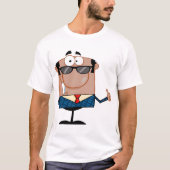 Happy Businessman T-shirt (Voorkant)
