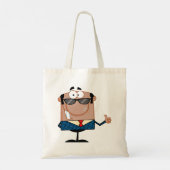 Happy Businessman Tote Bag (Achterkant)