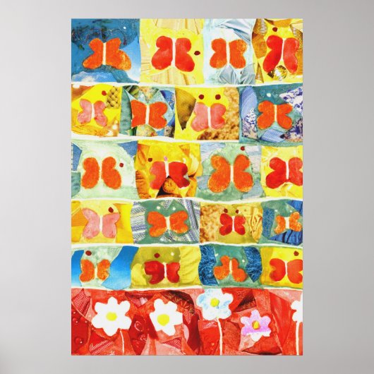 Happy Butterflies Dancing Poster (Voorkant)