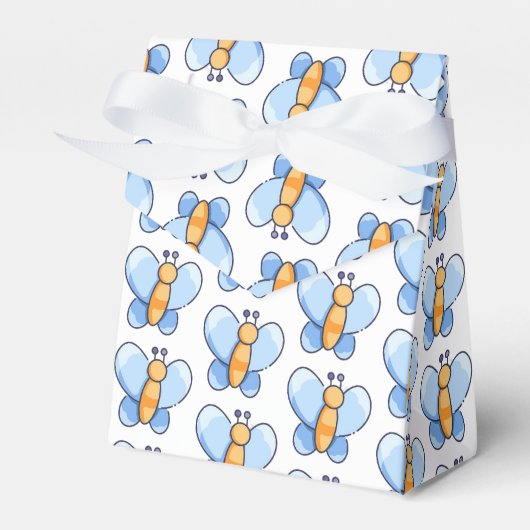 Happy Butterfly BabyShowerFavoriete Box Bedankdoosjes (Voorkant Zijde)
