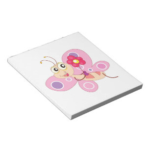 HAPPY BUTTERFLY GIRL NOTITIEBLOK