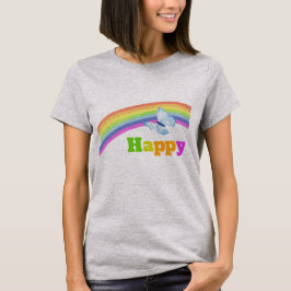 Happy Butterfly Rainbow T-shirt