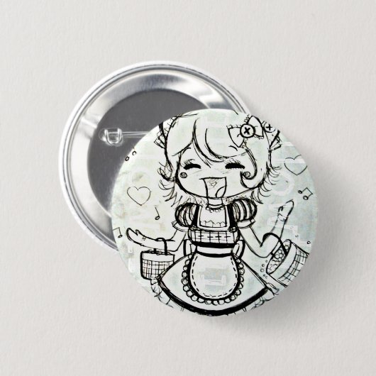 Happy Button (Voorkant /achterkant)