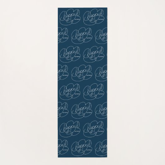 HAPPY by choice - Bold CloudS - W Yogamat (Achterkant)