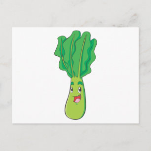 Happy Cabbage Vegetable Briefkaart