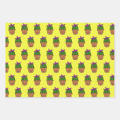 Happy Cacti Wrapping paper (Voorkant 3)
