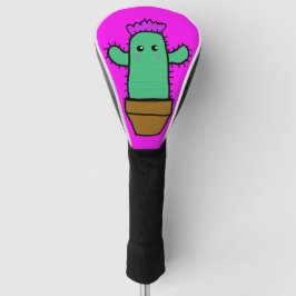 Happy Cactus Golf Head cover Pattern-ontwerp