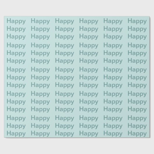 Happy Cadeaupapier (Vlak)