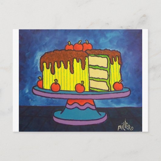 Happy Cake Briefkaart (Voorkant)