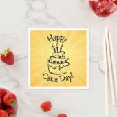Happy Cake Day Button Servet (Insitu)