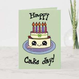 Happy cake day! Verjaardags Kaart
