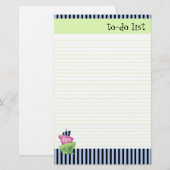 Happy Cake-voering in de lijst van taken Briefpapier (Voorkant / Achterkant)