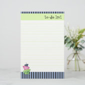 Happy Cake-voering in de lijst van taken Briefpapier (Staand voorkant)