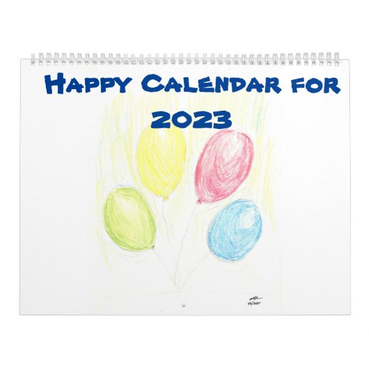Happy Calendar voor 2023 Kalender (Hoes)