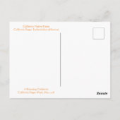 Happy California Poppy Week! Briefkaart (Achterkant)