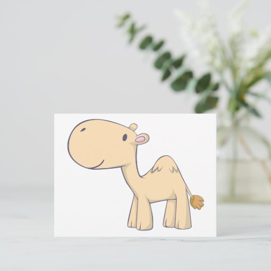 Happy Camel Briefkaart (Staand voorkant)