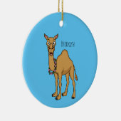 Happy camel cartoon illustratie keramisch ornament (Rechts)