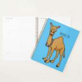 Happy camel cartoon illustratie planner (Display)