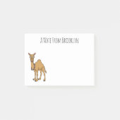 Happy camel cartoon illustratie post-it® notes (Voorkant)